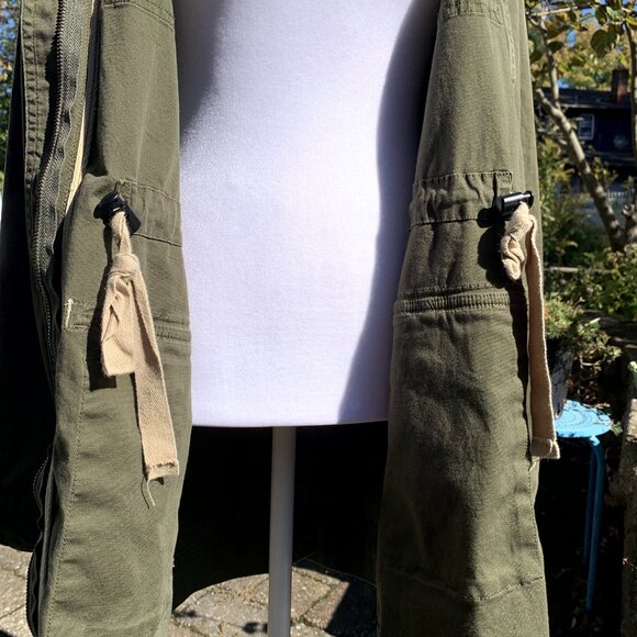 CAbi Army Green Anorak Military Utility Cargo Jacket - Picture 7 of 15